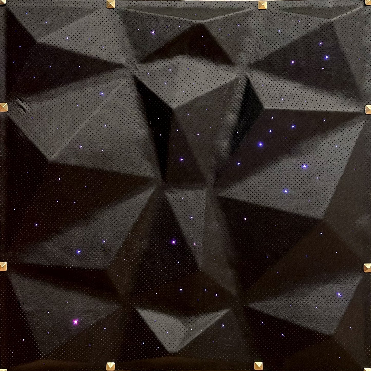 Premium Perforated Leather Starlight Panel